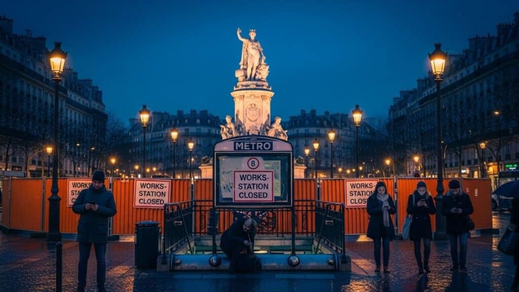 Métro Paris Ligne 8 : République Fermée 9 Mois en 2026-2027