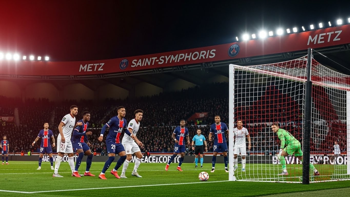 Le PSG affronte Metz, lanterne rouge, pour la dernière journée de Ligue 1 2025. Une victoire permettrait aux Parisiens de s'emparer provisoirement de la première place avant la trêve. Analyse, enjeux et compositions probables.