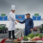 Michel Sarran Soutient les Agriculteurs en Colère sur l&rsquo;A64