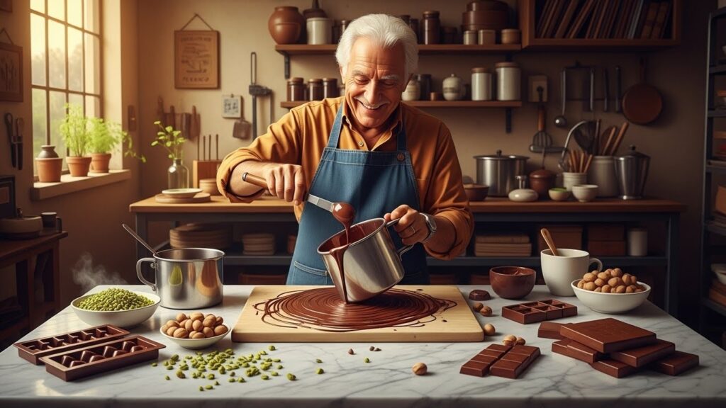 Mickaël Azouz, 82 Ans : La Passion du Chocolat