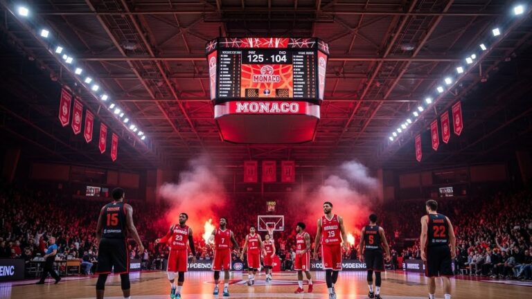 Monaco Explose Paris Basketball 125-104 en Euroligue
