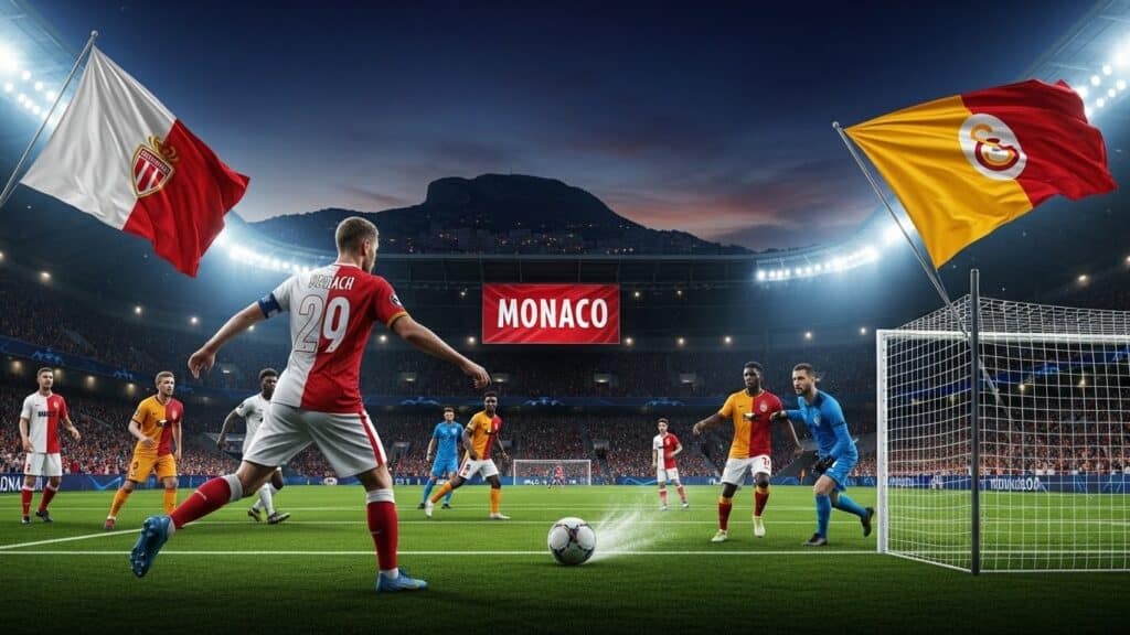Monaco-Galatasaray : Heure et Chaîne TV du Match C1 Ce Mardi
