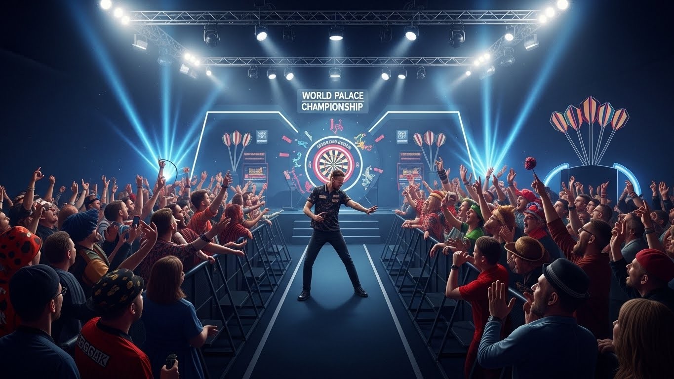 Découvrez les entrées mythiques de Leonard Gates et Nathan Aspinall aux Mondiaux de fléchettes à Londres. Danse, musique et public en délire : pourquoi ces walk-ons volent la vedette au sport lui-même.