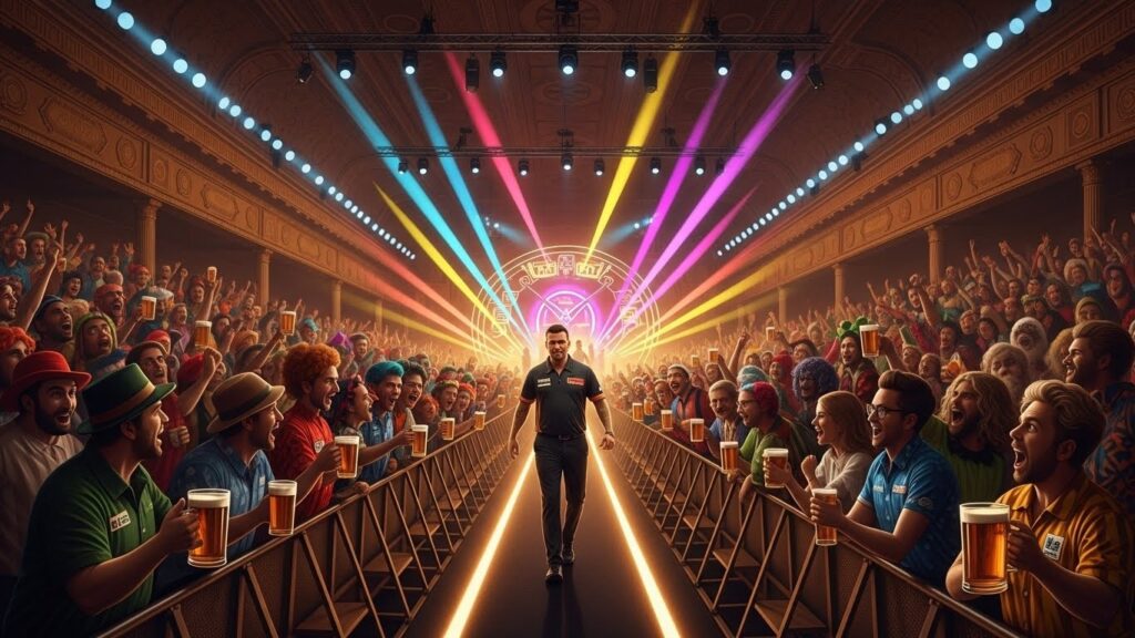 Mondiaux de Fléchettes : Les Entrées Folles des Joueurs