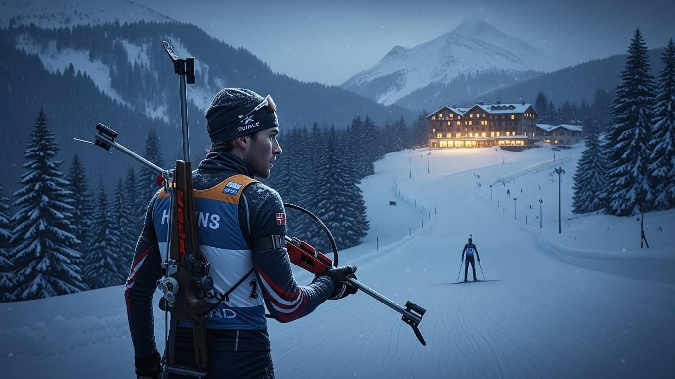Le biathlète norvégien Sivert Guttorm Bakken, 27 ans, retrouvé mort dans sa chambre d'hôtel en Italie. Un choc immense pour le monde du biathlon après ses belles performances au Grand-Bornand. Cause inconnue.