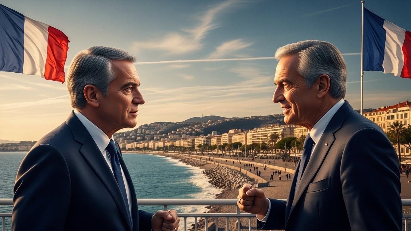 À trois mois des municipales 2026, Nice s’enflamme : Éric Ciotti veut renverser Christian Estrosi, son ancien mentor. Insultes, coups bas et programmes flous… Le choc des titans de la droite azuréenne promet d’être mémorable.