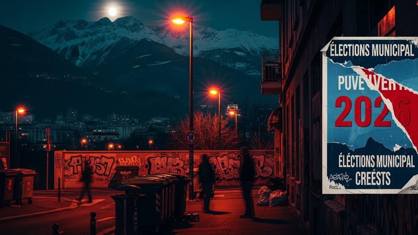 À Grenoble, le bilan d'Éric Piolle est terni par l'explosion du narcotrafic. Sécurité, propreté : les Grenoblois expriment leur mécontentement avant les municipales 2026. Analyse d'un mandat écologiste complexe.