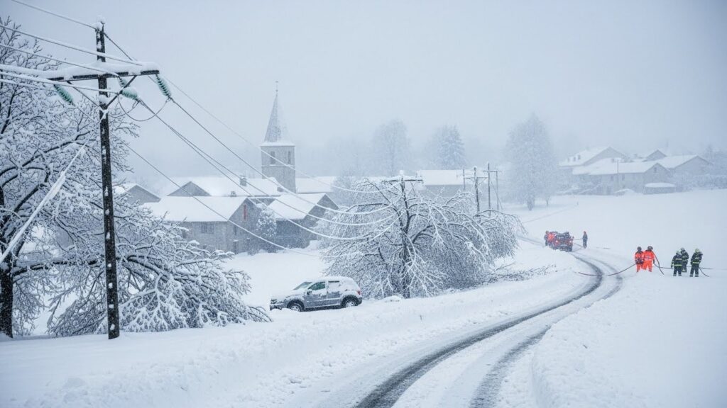 Neige en Aveyron : 30 000 Foyers sans Électricité