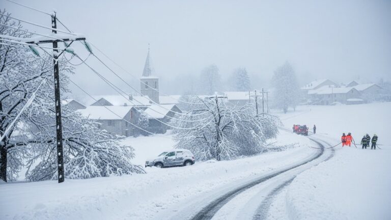 Neige en Aveyron : 30 000 Foyers sans Électricité