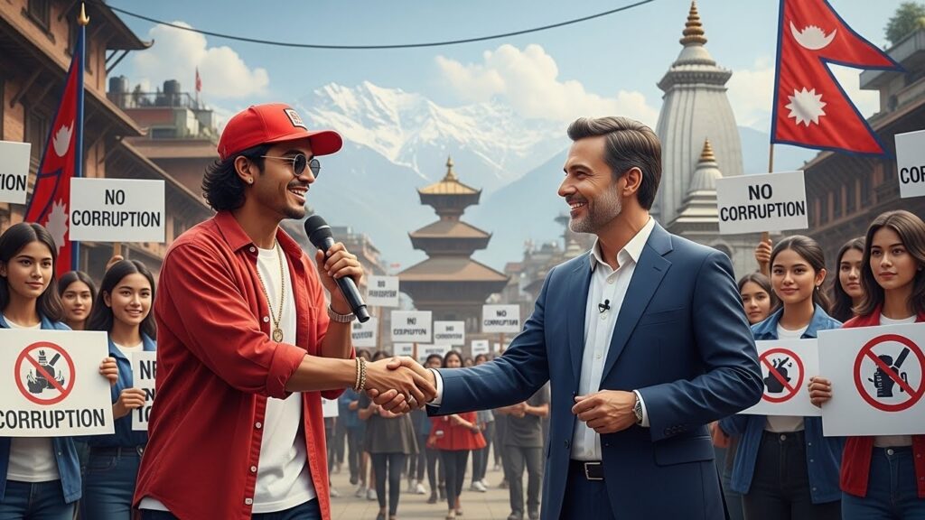 Népal : Ex-Rappeur et Animateur TV Unis pour les Élections