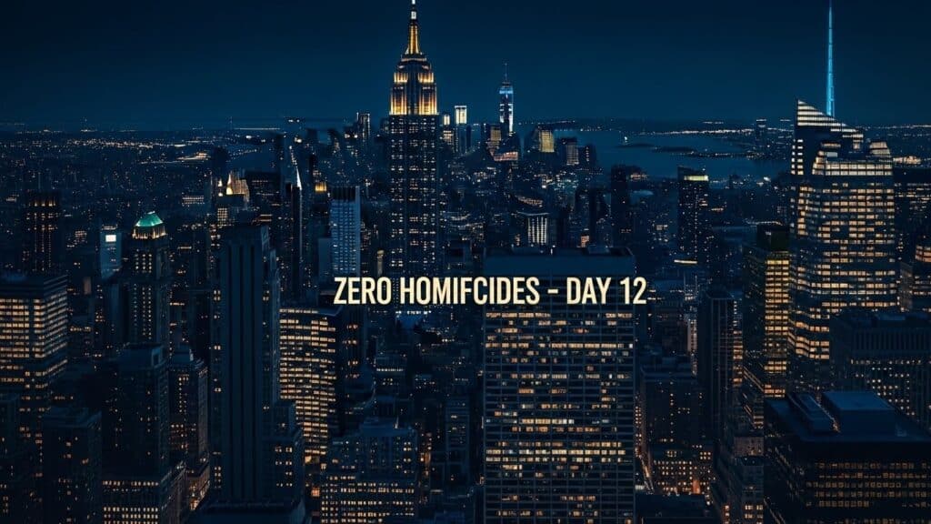 New York : 12 Jours Sans Meurtre, un Record Historique !