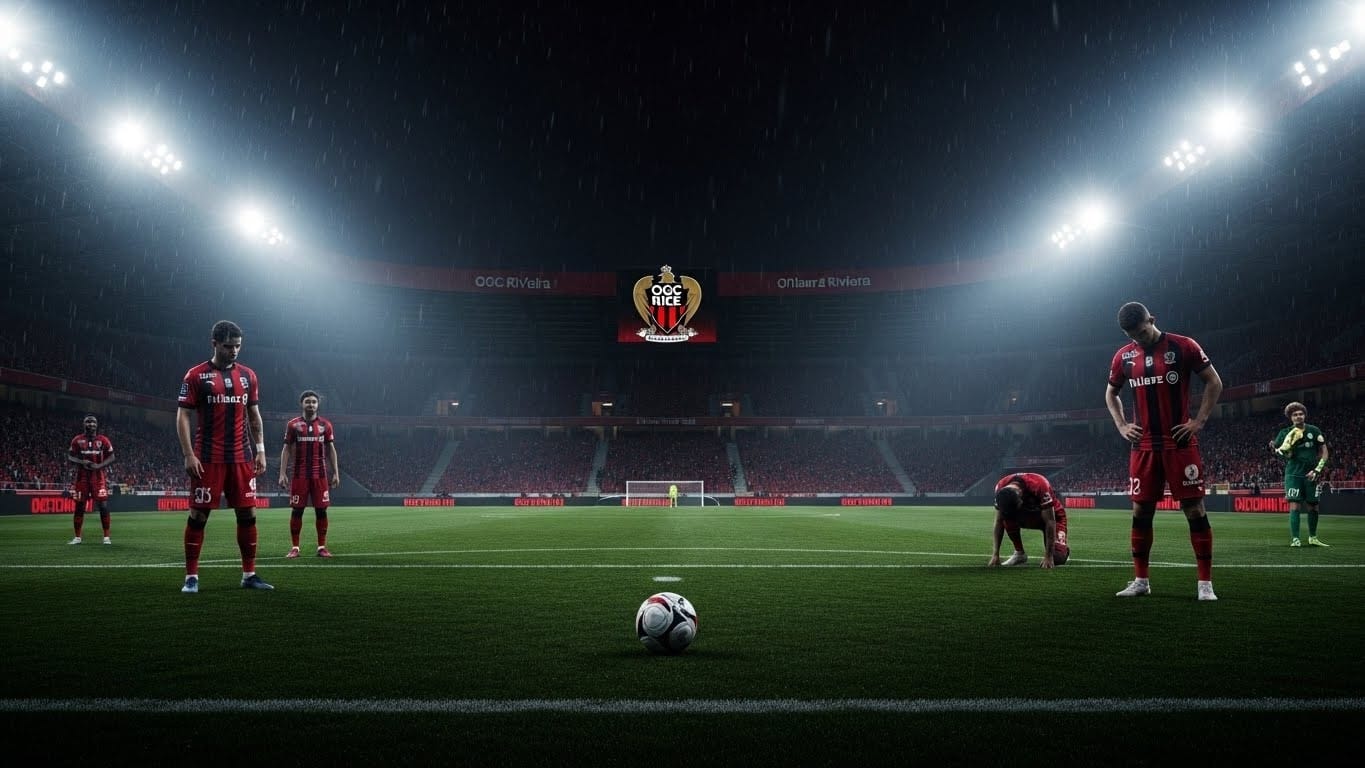 L'OGC Nice traverse une crise historique avec 8 défaites consécutives et zéro point en Ligue Europa. Analyse d'une descente aux enfers qui inquiète supporters et observateurs.