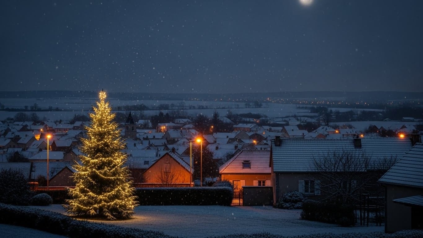 Neige à Noël 2025 ? Découvrez les régions concernées par les flocons pour le réveillon et la nuit de Noël, entre centre-est, Bretagne et Île-de-France sud. Prévisions détaillées.