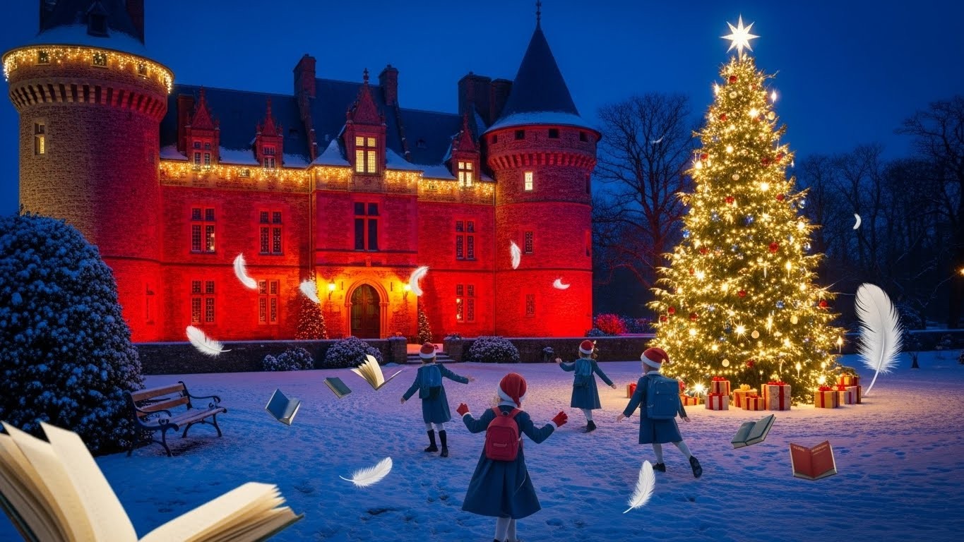 Découvrez l'édition 2025 de Noël au Château de Trévarez en Finistère : thème "Sages comme des images", illuminations féeriques, spectacles et magie de l'école revisitée. Un incontournable des fêtes en Bretagne !