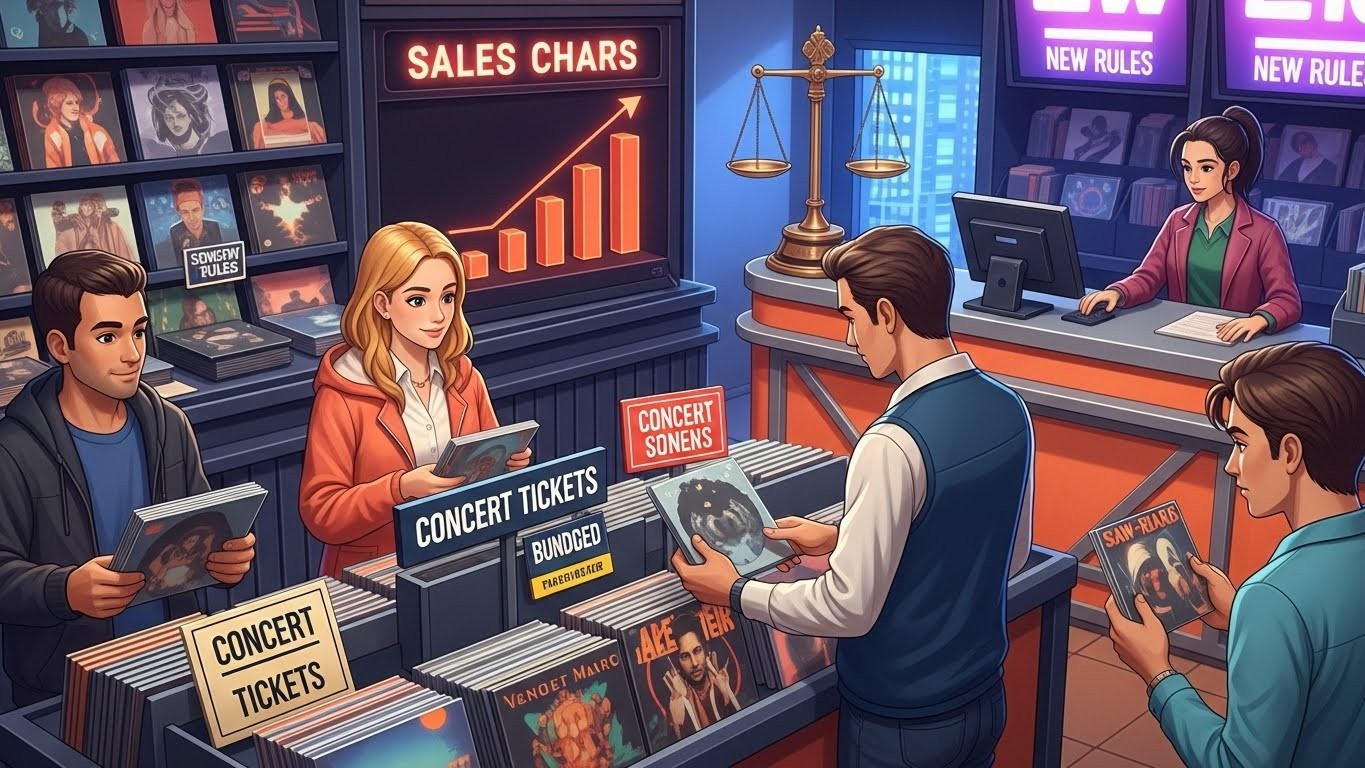 Découvrez comment l'industrie musicale durcit les règles contre les bundles forcés, pop-up stores et tricheries pour des classements plus justes. Quelles conséquences pour les artistes et fans ?