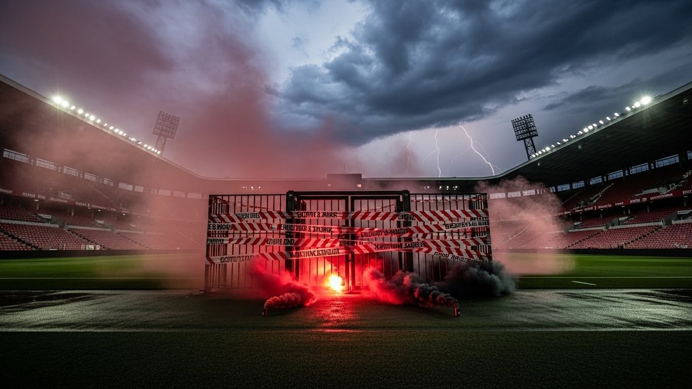 Débordements, pyrotechnie, insultes : l’OGC Nice écope d’un match à huis clos et d’une fermeture de la Pop Sud. Retour complet sur une crise qui va bien au-delà du terrain.