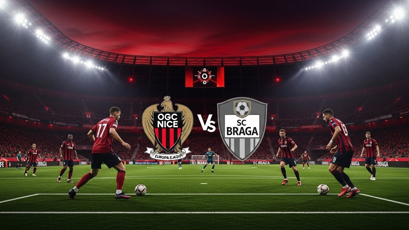 Découvrez l'heure exacte, la chaîne TV et les clés du match OGC Nice-Braga ce jeudi en Ligue Europa. Les Aiglons jouent leur survie européenne : analyse complète et pronostics.