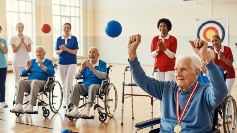 Old’ympiques en Ehpad : Quand les Seniors se Défont du Vieillissement