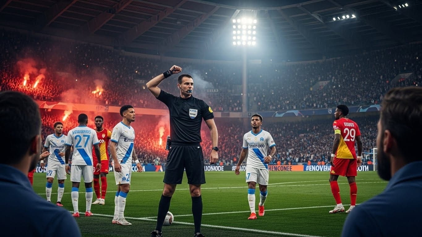 Découvrez comment l'OM a arraché une victoire cruciale face à Monaco (1-0), aidé par des décisions arbitrales controversées. Analyse complète d'un match fou et d'une semaine parfaite pour Marseille.