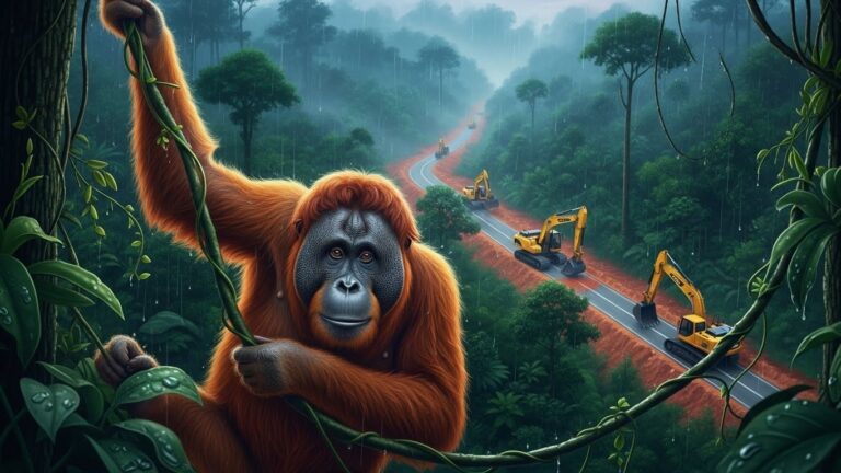 Orangs-Outans de Tapanuli en Danger : Une Mine d’Or Menace