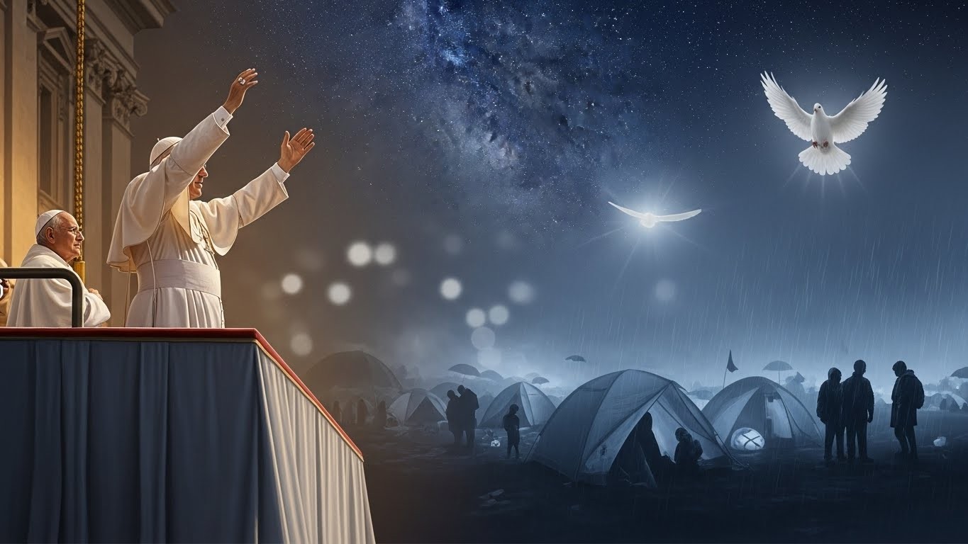 Dans sa première bénédiction Urbi et Orbi, le pape Léon XIV dénonce vivement l'absurdité des discours belliqueux et les souffrances à Gaza. Un message fort pour la paix mondiale en cette Noël 2025.