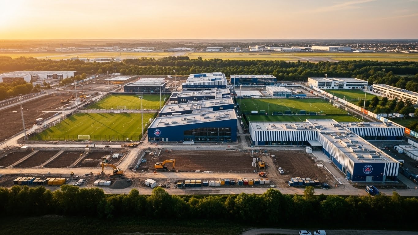 Découvrez le projet ambitieux du Paris FC : 5 nouveaux terrains, deux centres de formation et un site doublé de taille à Orly. Les travaux démarrent en 2026 pour un club qui vise l'élite.