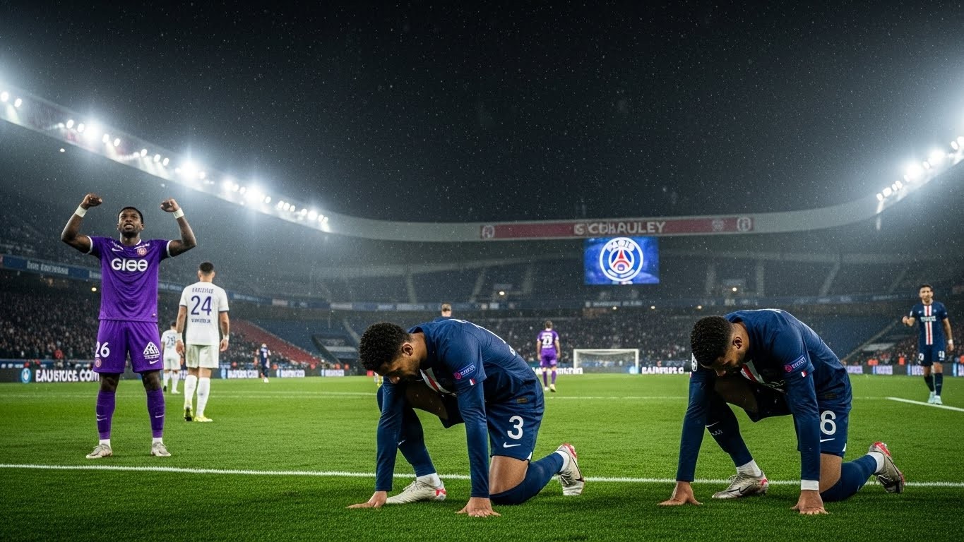 Défaite cuisante du Paris FC face à Toulouse (0-3) en Ligue 1. Otavio en grande difficulté, Ikoné décevant : découvrez les notes des joueurs et une analyse complète du match.