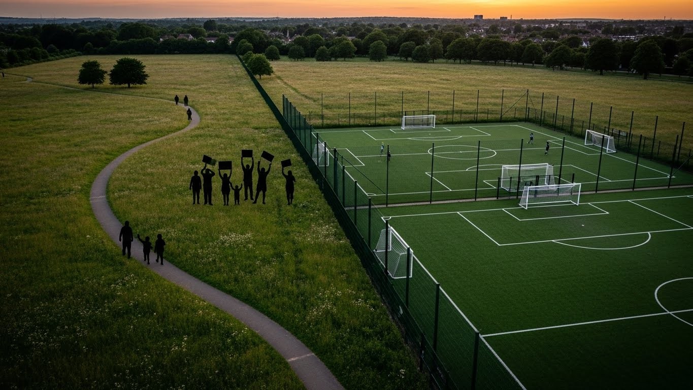 Le Paris FC veut agrandir son centre d’entraînement en grignotant le parc du Grand-Godet. Les habitants crient au scandale et promettent de se battre. Le combat ne fait que commencer.