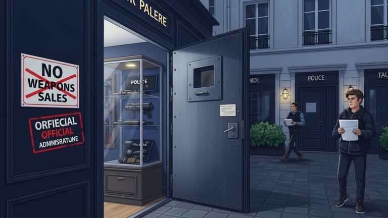 Paris : Préfecture Interdit Vente Armes à Équipementier Police