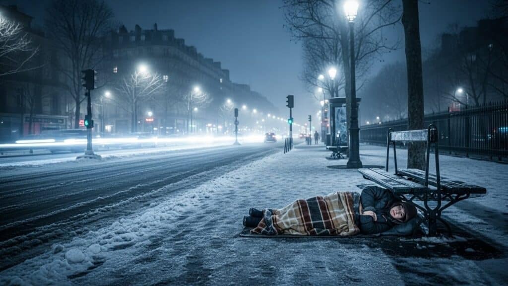 Paris : Un Homme Mort de Froid dans le XVIIe