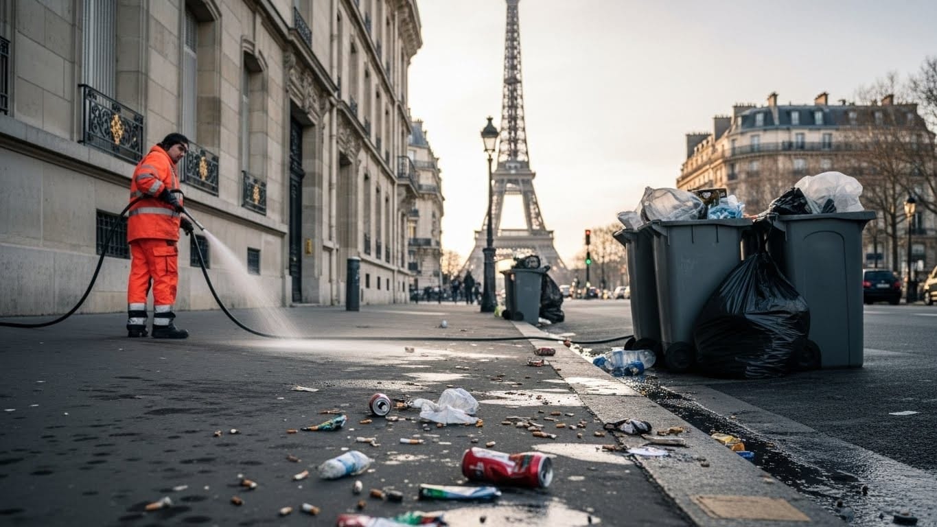 Paris est-elle vraiment la capitale des villes les plus sales ? Entre incivilités quotidiennes, étude choc et débats électoraux, décryptage complet de la propreté dans la Ville Lumière.