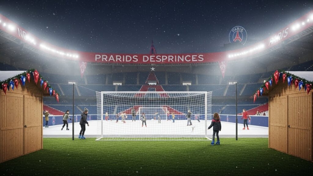 Patinoire au Parc des Princes : Noël 2025 dans le Temple du PSG