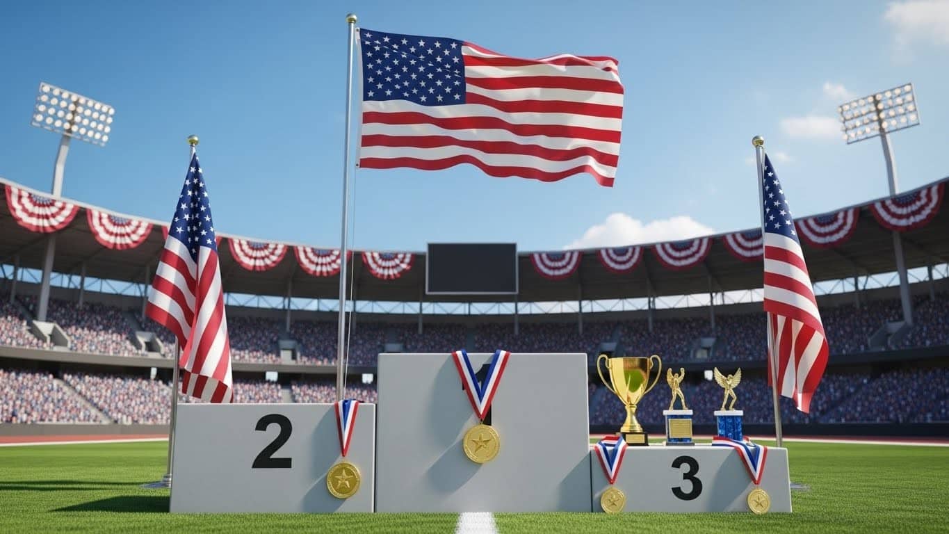 Découvrez les Patriot Games annoncés par Donald Trump pour 2026. Une compétition sportive lycéenne qui rappelle étrangement la dystopie Hunger Games. Analyse et réactions.