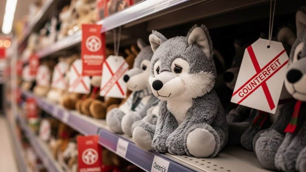 Peluche Loup Intermarché : Attention aux Contrefaçons !