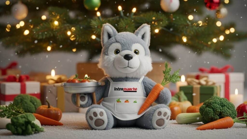 Peluche Loup Intermarché : Disponible pour Noël 2026