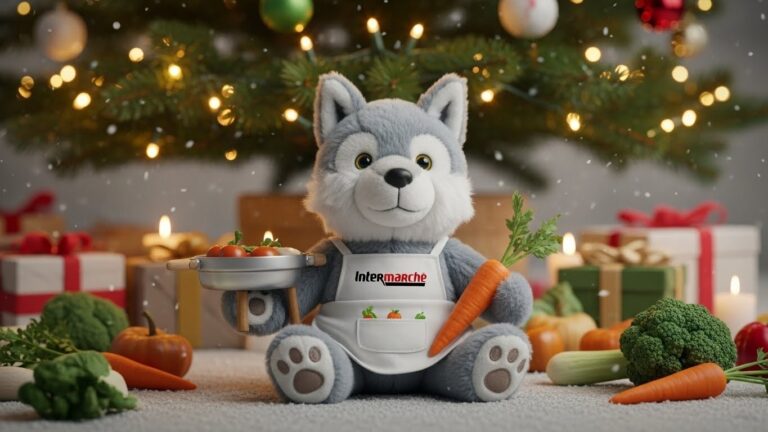 Peluche Loup Intermarché : Disponible pour Noël 2026