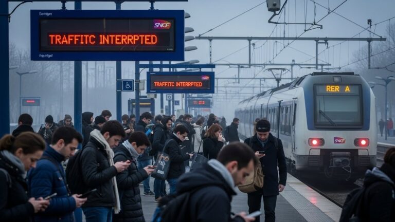 Perturbations RER A et Transilien : Chaos à Sartrouville