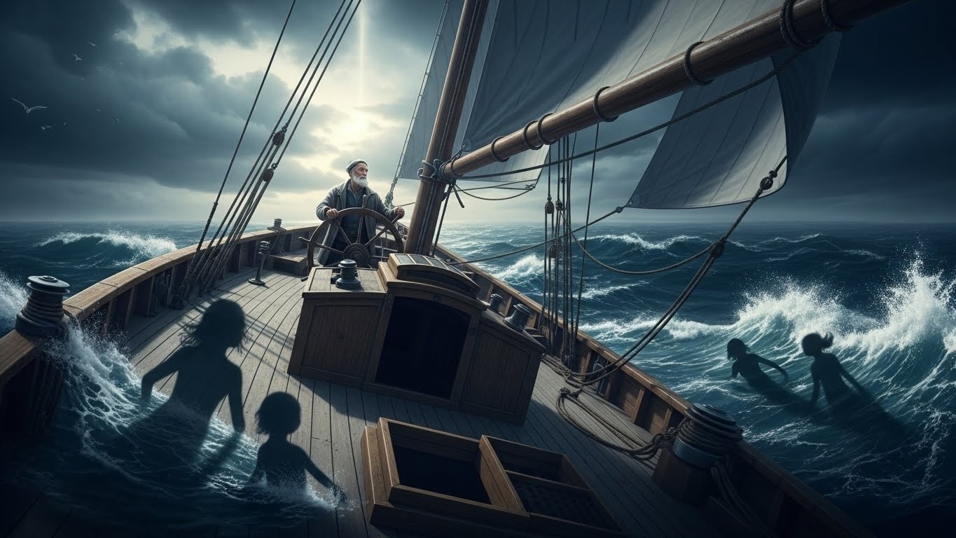 Découvrez l'histoire tragique de Peter Tangvald, navigateur norvégien obsédé par la liberté en mer, qui a perdu deux épouses et ses enfants dans des drames mystérieux. Un destin hanté.