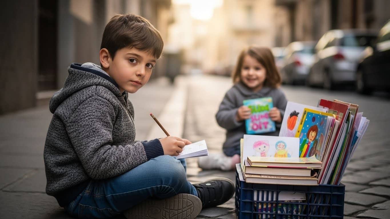 Découvrez l'histoire touchante d'un garçon de 11 ans en Italie qui vend ses dessins dans la rue pour offrir un cadeau de Noël à sa petite sœur. Une leçon d'amour fraternel qui émeut tout le monde.