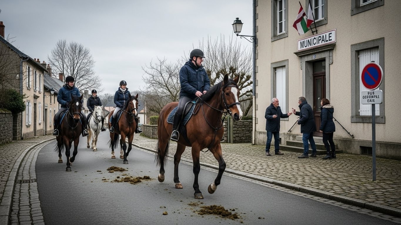 Découvrez la vive controverse qui divise un petit village de Moselle autour des déjections de chevaux. Projet d'interdiction municipale, pétition et manifestation : un débat passionné sur la vie rurale.