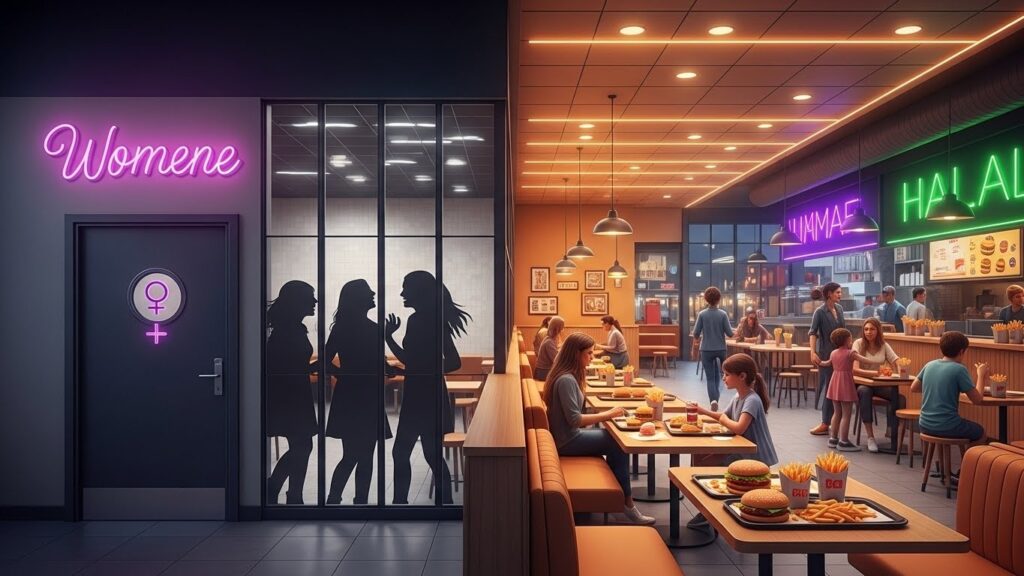 Polémique Fast-Food Lyon : Salle Réservée aux Femmes