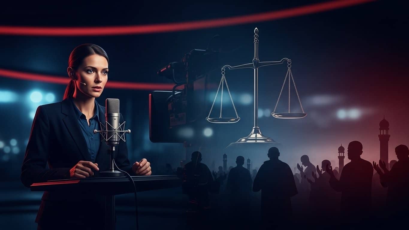 Quand une journaliste lie ouvertement vote musulman et antisémitisme à la télé, la Grande Mosquée de Paris saisit l’Arcom. Une séquence qui révèle les tensions autour de l’islamophobie en France.