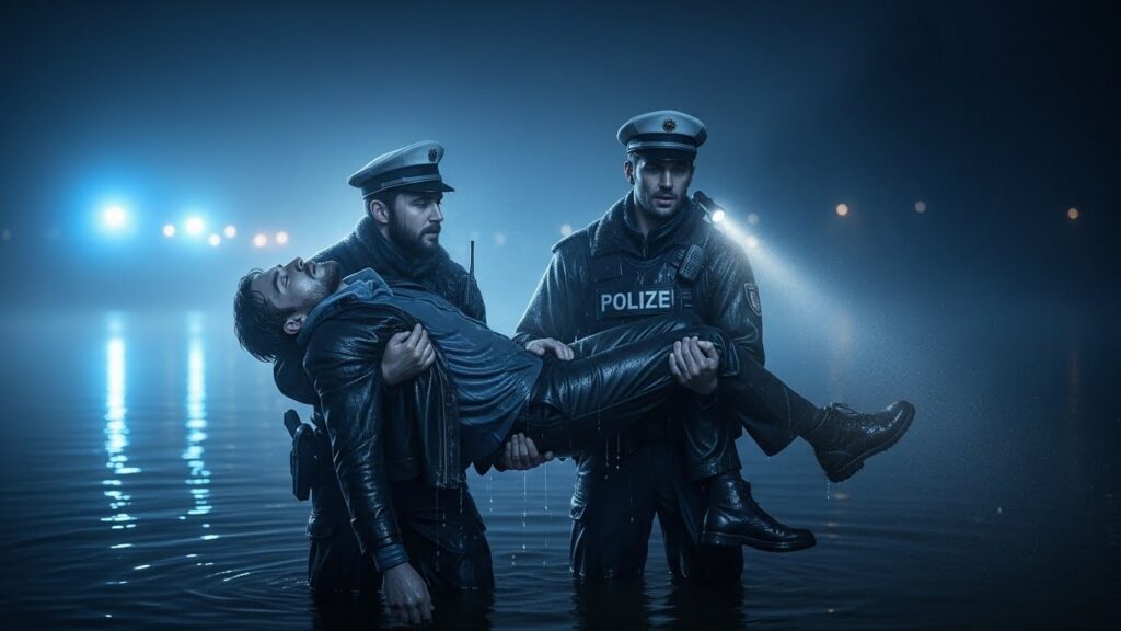 Policiers Sauvent Homme de la Noyade dans l&rsquo;Oise Glacée