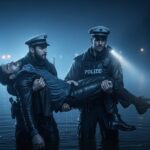 Policiers Sauvent Homme de la Noyade dans l’Oise Glacée