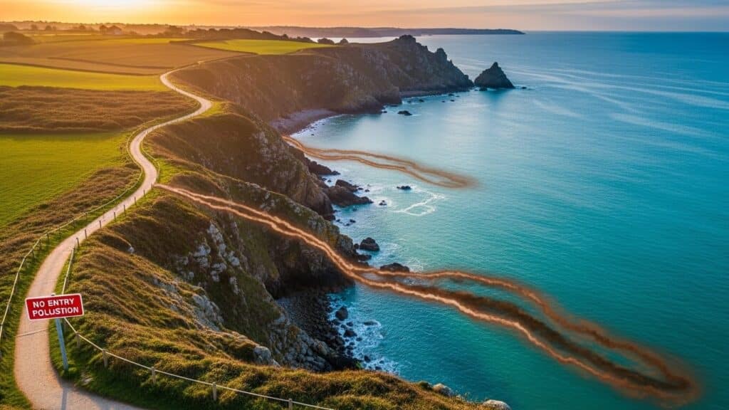 Pollution E. Coli en Bretagne : Sentier Côtier Fermé à Plougonvelin