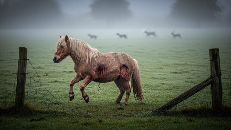 Poney Grièvement Mordu par Chiens de Chasse en Seine-et-Marne