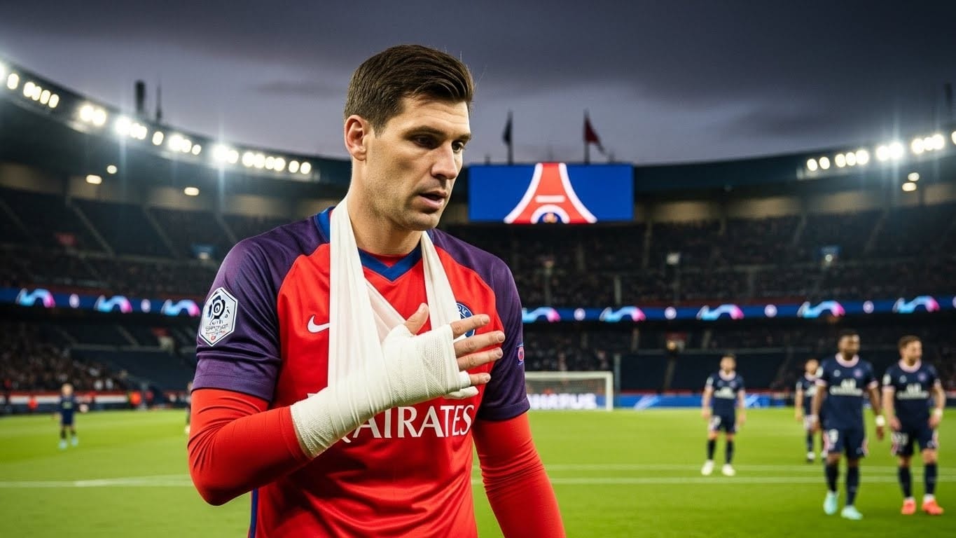 Découvrez les dernières blessures au PSG : Matvey Safonov fracturé à la main gauche, absent plusieurs semaines. Lee Kang-In et Barcola aussi touchés. Impact sur l'équipe et la Coupe de France.
