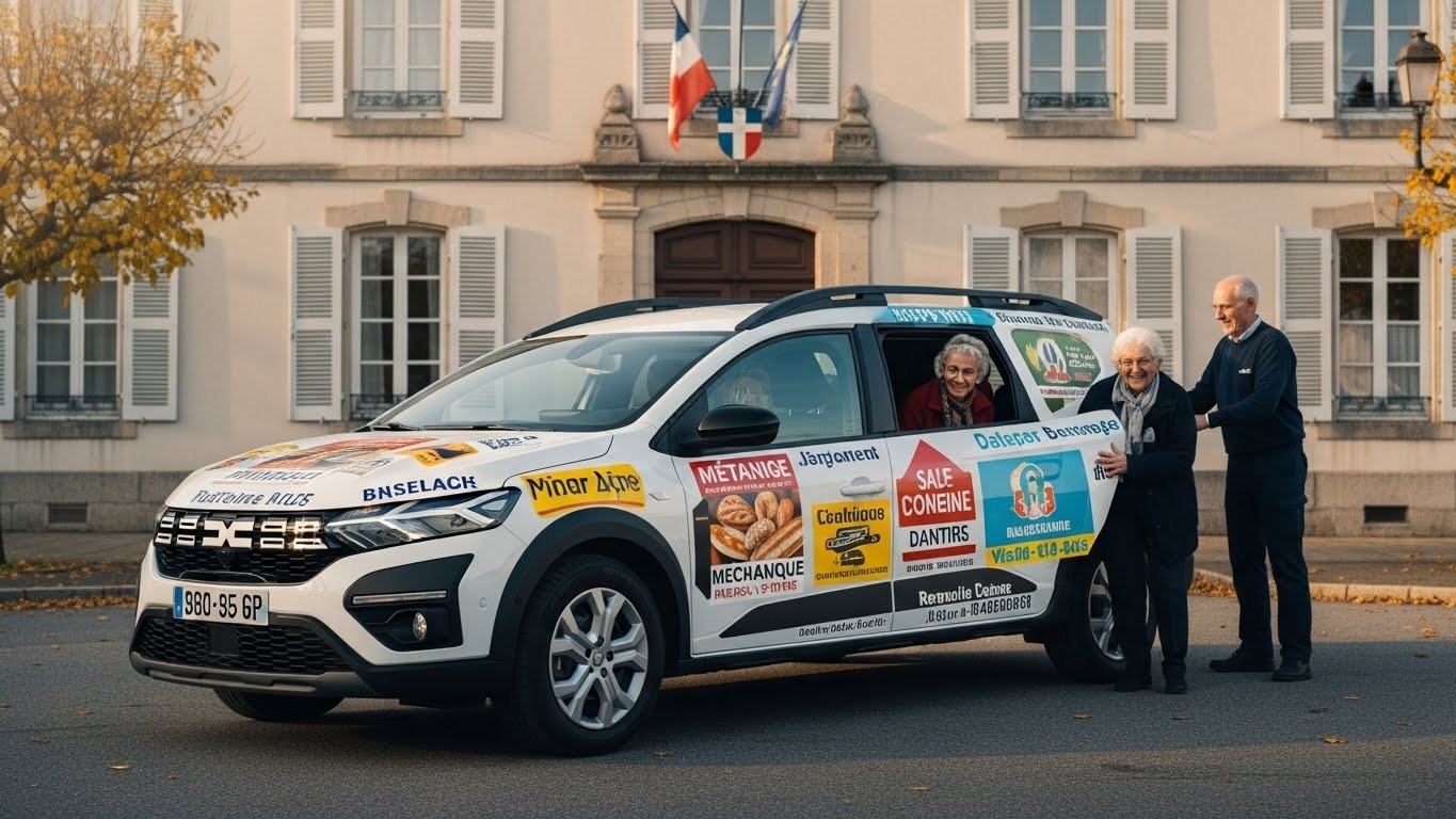 Découvrez comment Villennes-sur-Seine a acquis un véhicule neuf gratuit grâce à la pub sur la carrosserie. Une idée maline qui fait tache d’huile chez les collectivités en quête d’économies.