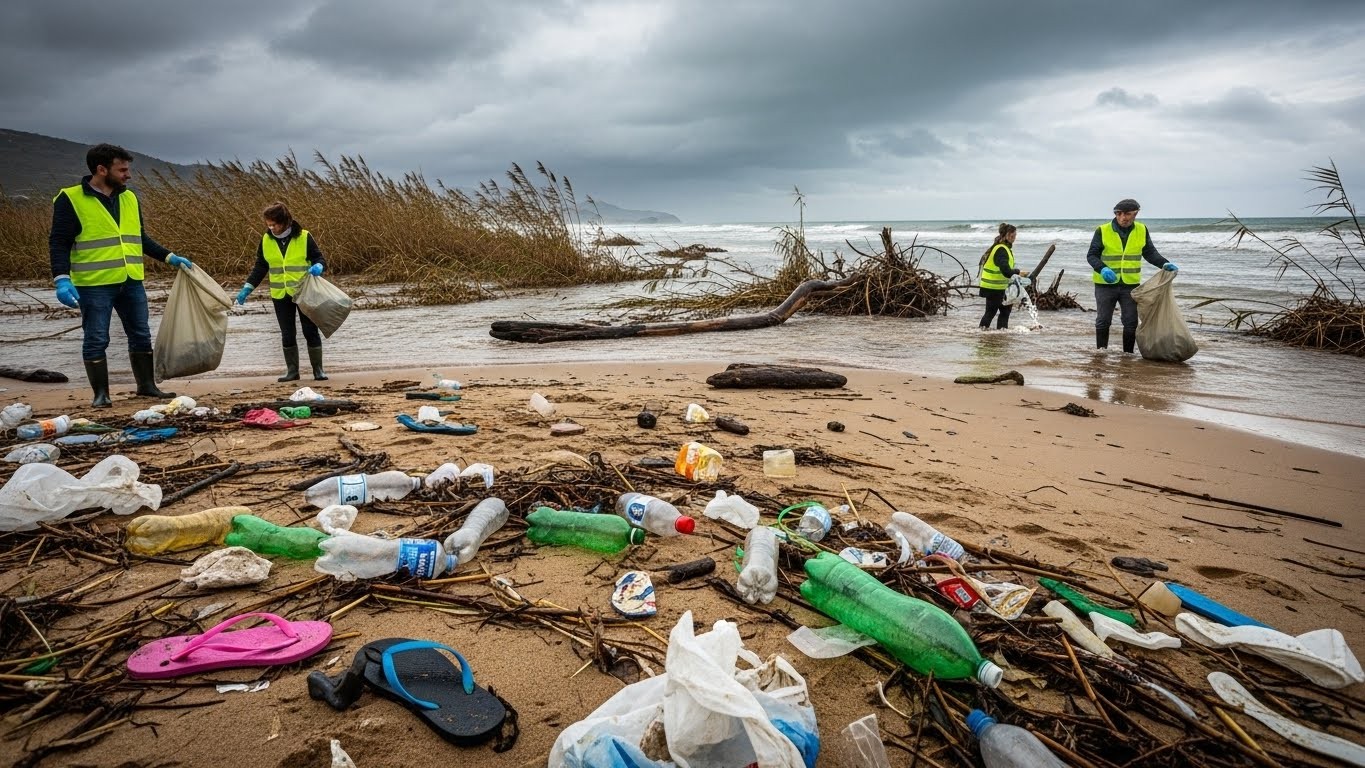 Découvrez comment les fortes pluies ont transformé les plages des Pyrénées-Orientales en dépotoirs géants. Bénévoles en action pour ramasser des tonnes de déchets et protéger la mer Méditerranée.