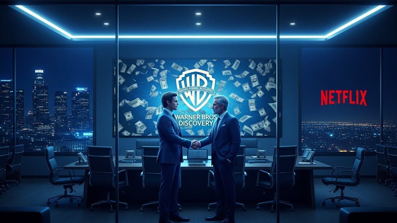 Skydance Paramount contre-attaque avec 108 milliards de dollars cash pour avaler tout Warner Bros Discovery. Netflix est-il sur le point de perdre la bataille ? Analyse complète d’un feuilleton qui secoue Hollywood.